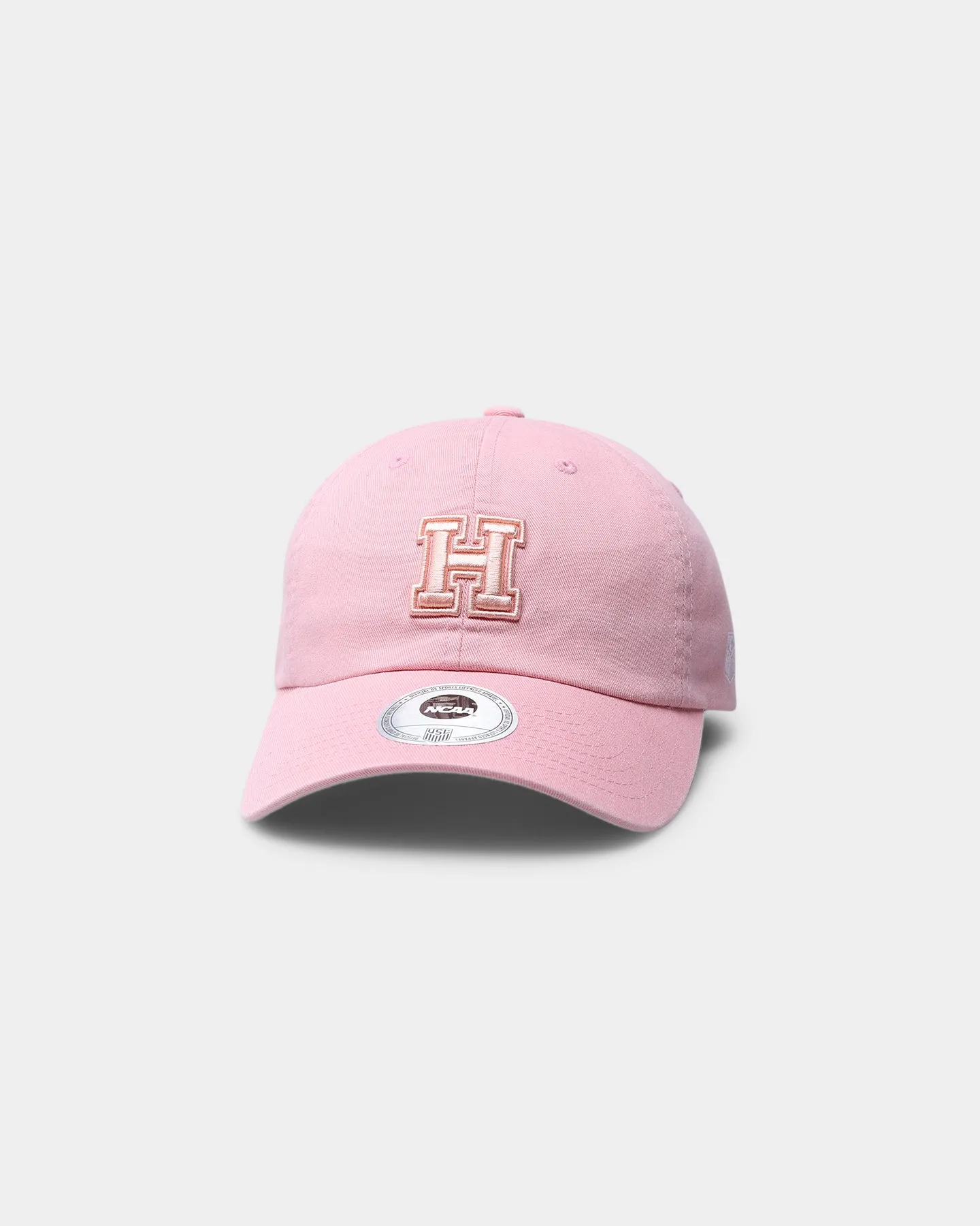 National Collegiate Athletic ASSC Harvard Tonal Crest Washed Dad Hat Pink