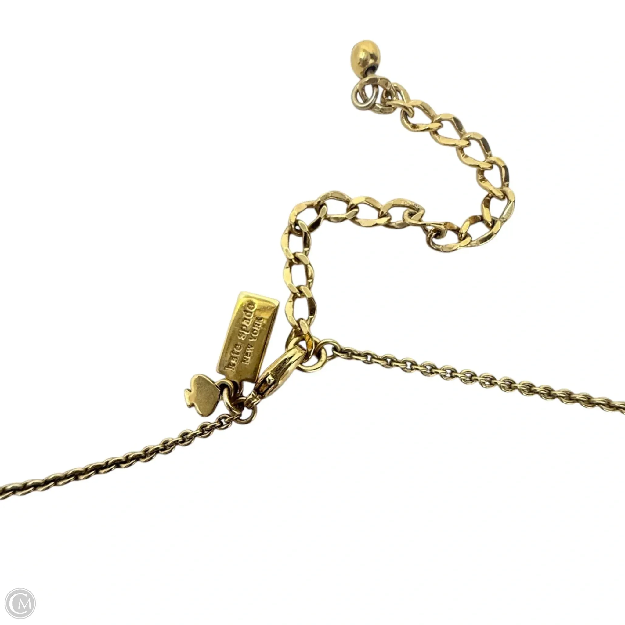 Neapolitan Scatter Necklace Designer By Kate Spade In Multi-Colored Blues