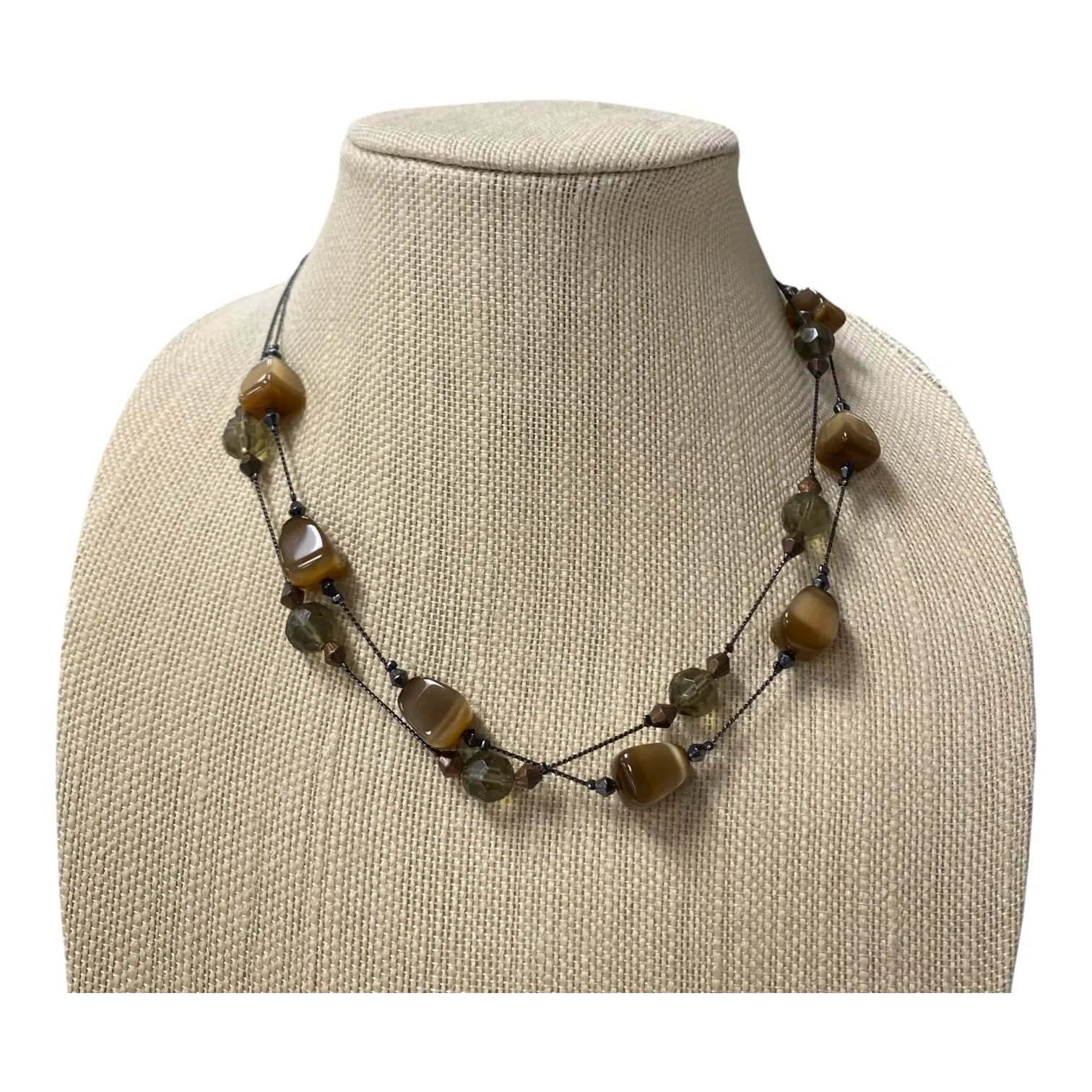 Necklace Layered By Lia Sophia In Brown