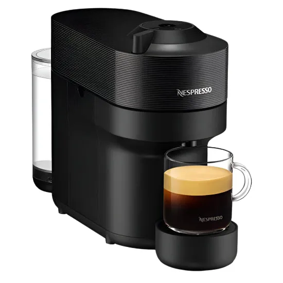 Nespresso Coffee Maker Vertuo Machine POP GCV2, 06Lit, Four Cup Sizes, Black