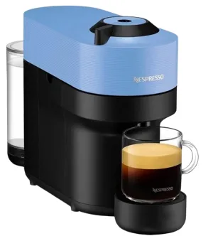 Nespresso Coffee Maker Vertuo Machine POP GCV2, 0.6Lit, Four Cup Sizes, Pacific Blue