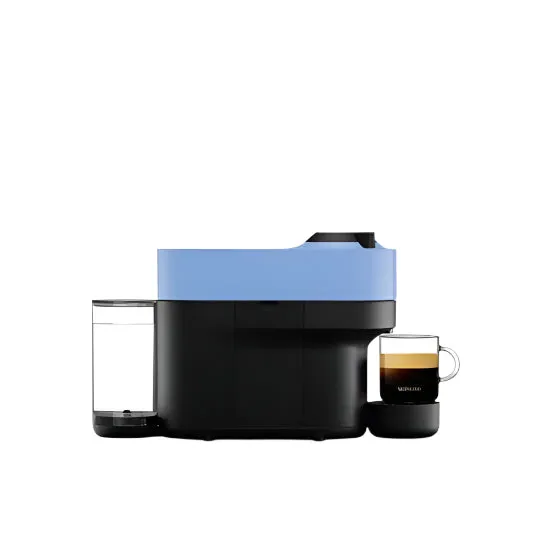 Nespresso Coffee Maker Vertuo Machine POP GCV2, 0.6Lit, Four Cup Sizes, Pacific Blue
