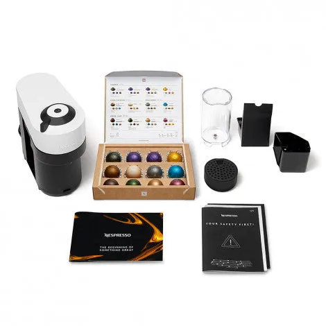 Nespresso Coffee Maker Vertuo Machine POP GCV2, 0.6Lit, Four Cup Sizes, White