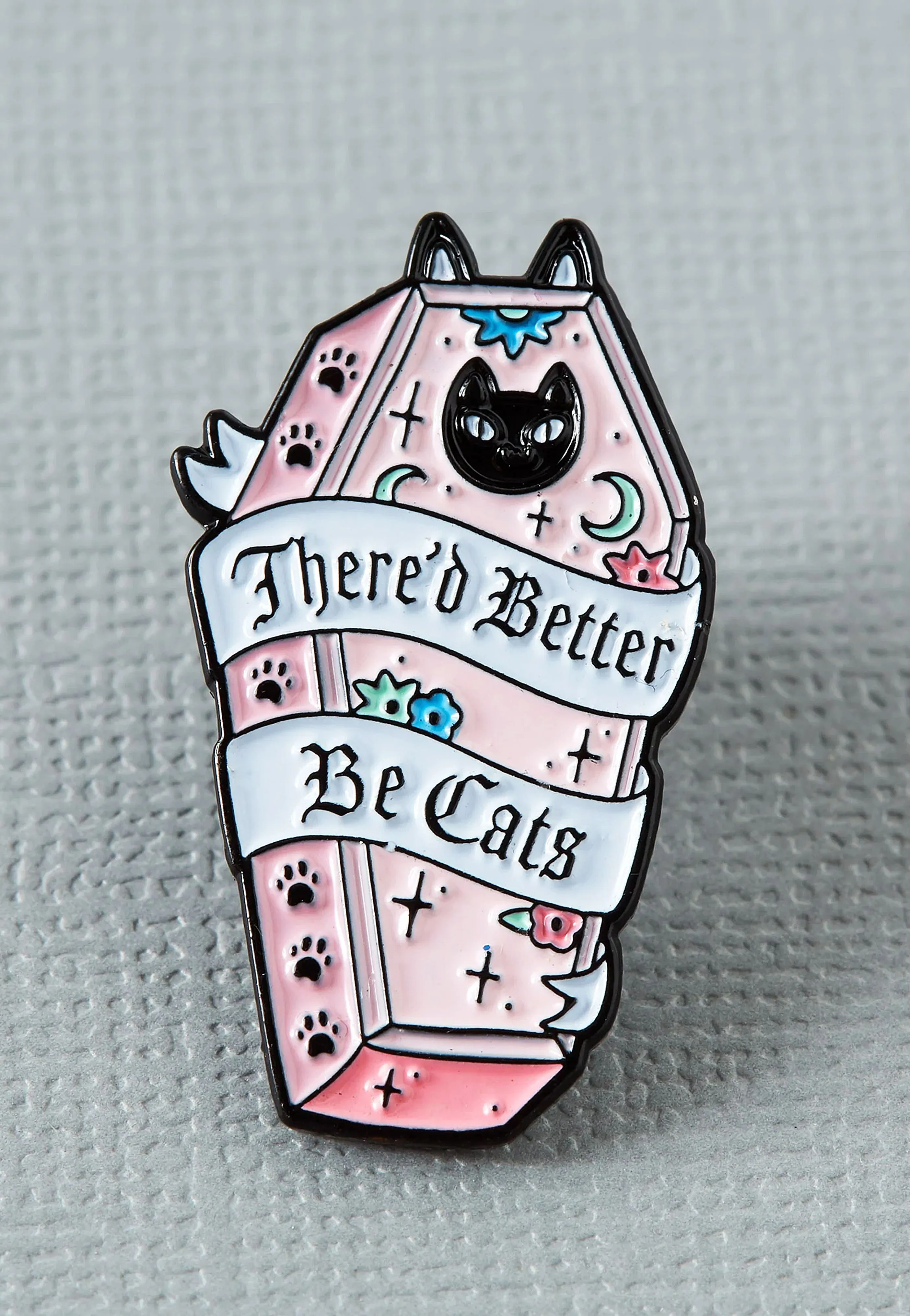Punky Pins - Thered Better Be Cats Pink - Pin
