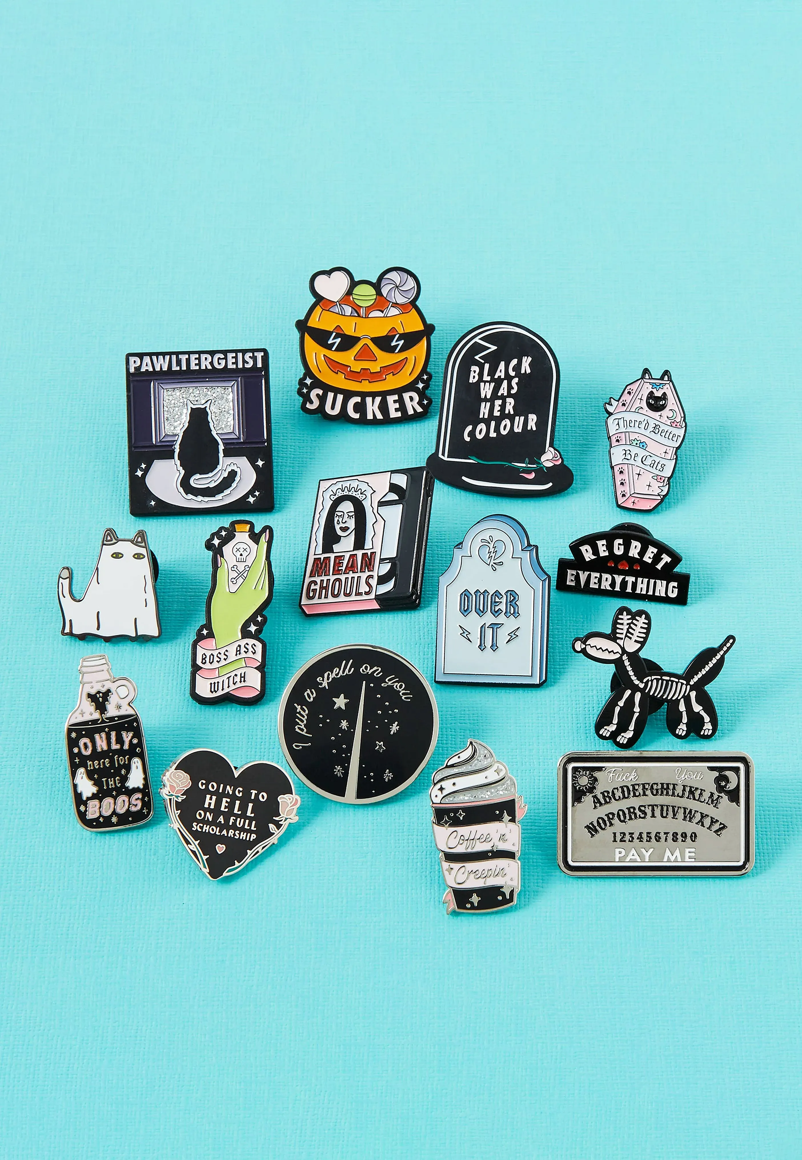 Punky Pins - Thered Better Be Cats Pink - Pin
