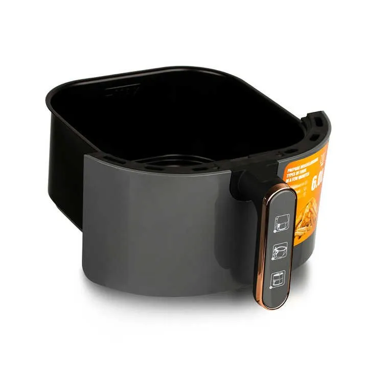 Raf Air Fryer, 1600Watts, 6Lit, Grey
