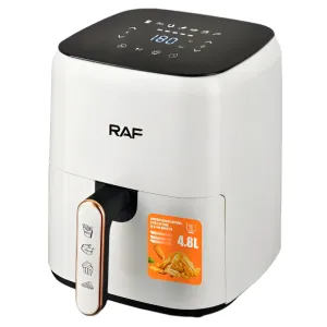 Raf Air Fryer, 4.8Lit, 1500Watts, White