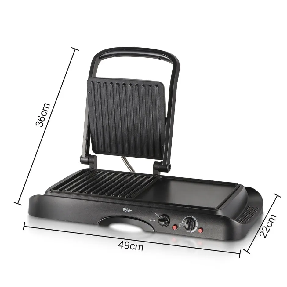 Raf Electric Baking Pan, 1600Watts, Knob Control Non Stick