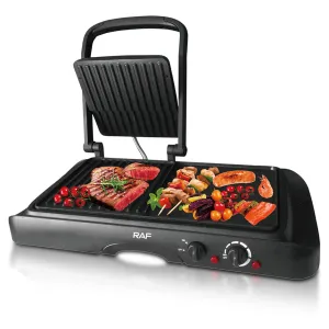 Raf Electric Baking Pan, 1600Watts, Knob Control Non Stick