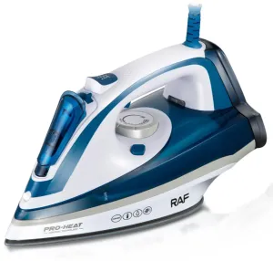 Raf Electric Steam Iron, 2600Watts, Blue