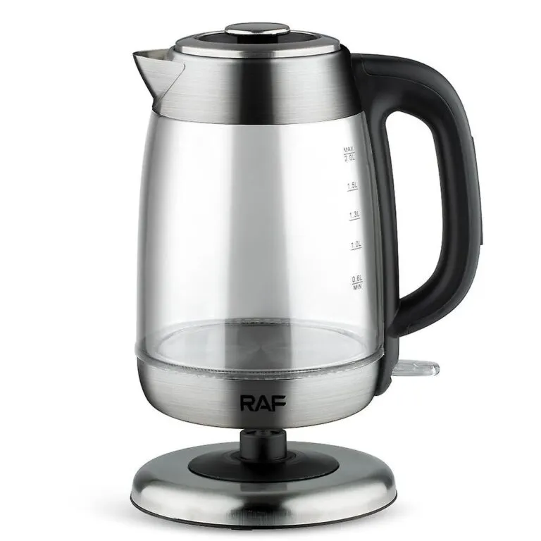 Raf Glass Kettle, 2Lit, 2000Watts