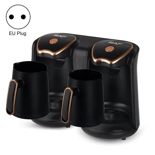 RAF Turkish Coffee Maker Double, 600Watts, Black Gold