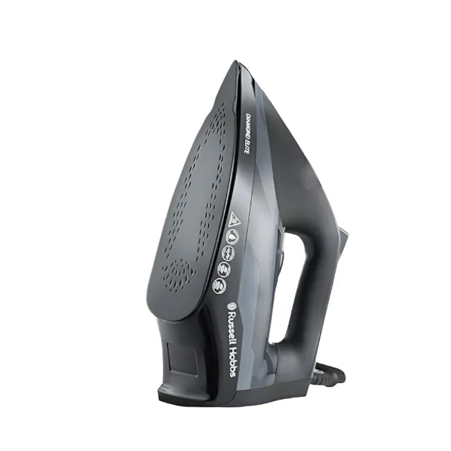 Russell Hobbs Diamond Elite Steam Iron, 3100Watts, Black