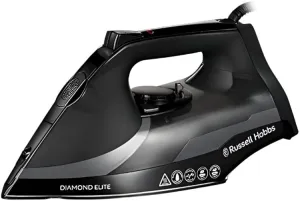 Russell Hobbs Diamond Elite Steam Iron, 3100Watts, Black