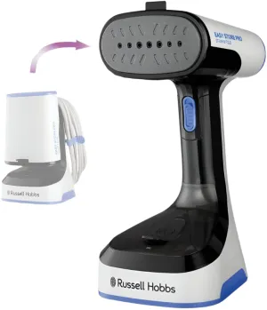 Russell Hobbs Garment Steamer Easy Store, PRO Steam & Fold, White & Blue