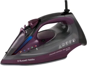 Russell Hobbs Steam Iron, Control Pro Iron, 2800Watts, Purple