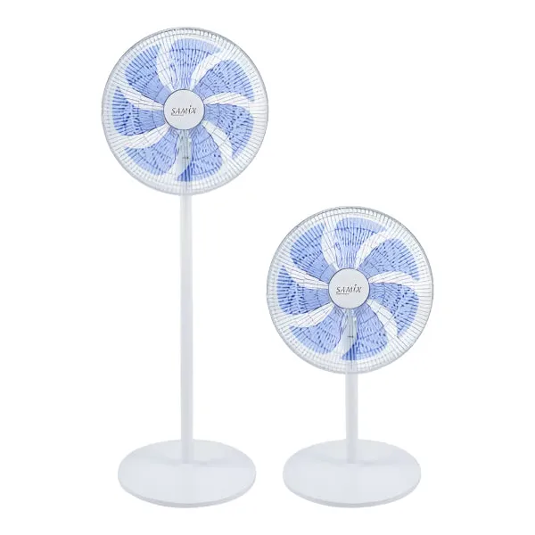 Samix Stand & Table Fan, White / Black