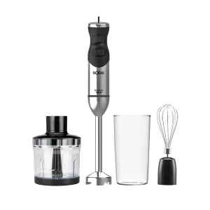 Solac Hand Blender & Chopper Mixer, 1500Watts, Stainless Steel