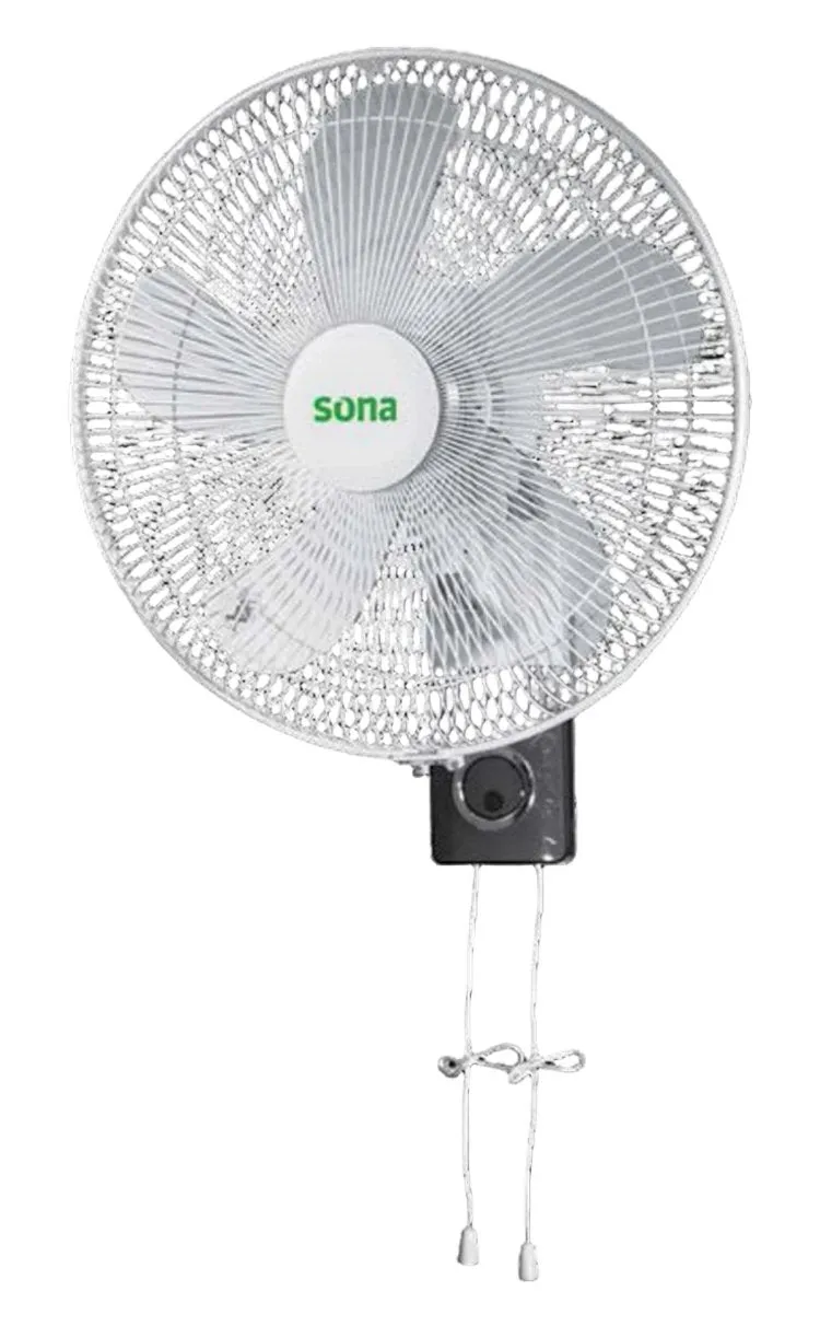 Sona Wall Fan 16Inch, White