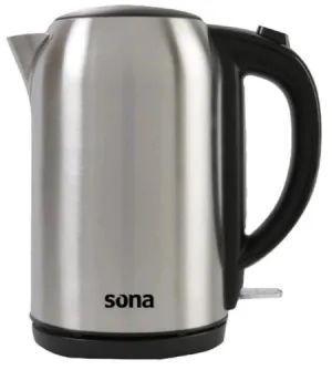 Sona Water kettle, 1.7Lit, 2200Watts, Stainless Steel