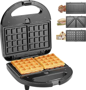 Sp Waffle Grill 750W Silver