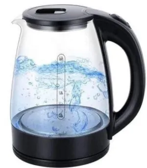 Spark Kettle Glass, 1500Watts, 2Lit, Stainless Steel