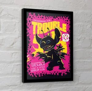 Stitch (Stitch Comic 2) Collector Print (Framed)