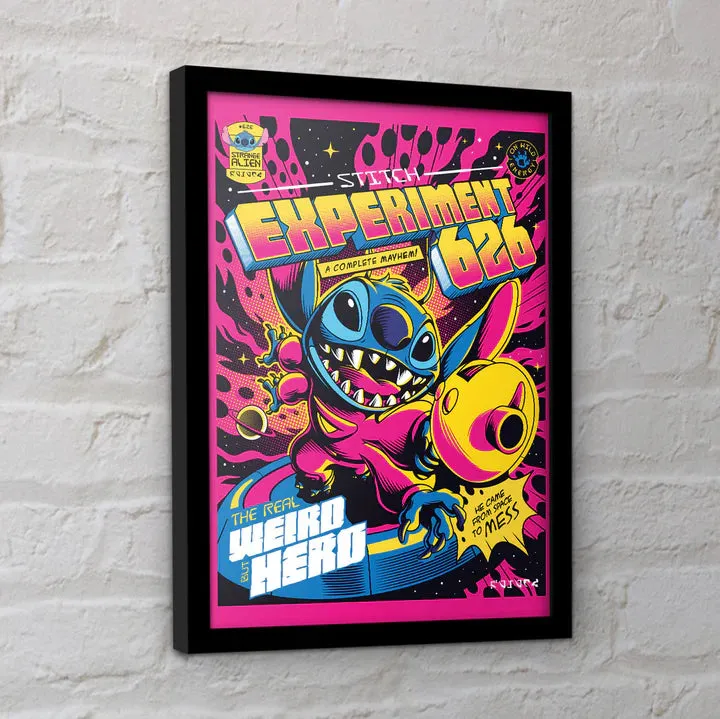 Stitch (Stitch Comic 4) Collector Print (Framed)