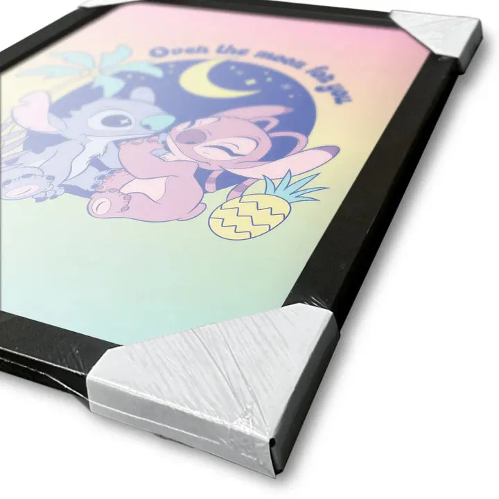 Stitch (Stitch Over The Moon) Collector Print (Framed)