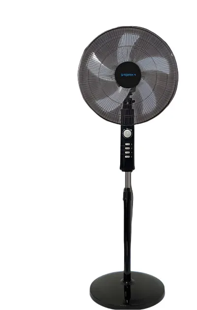 Stork Stand Fan18 Inch 3 Speeds 70 W 5 Blades Black 
