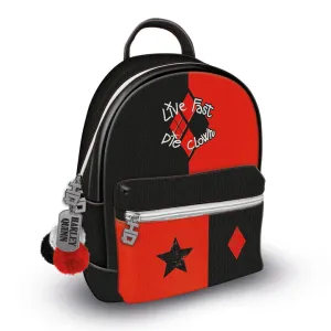 Suicide Squad Harley Quinn (Live Fast Die Clown) Fashion Backpack