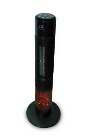 Tekmaz Fan Heater Fireplace, Electricity,2000Watts, Black