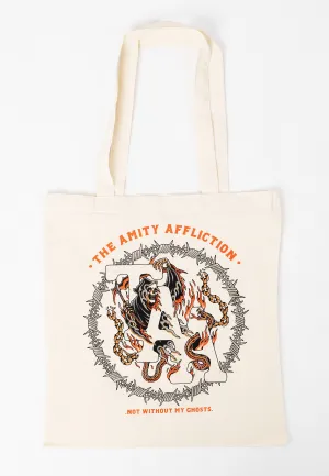 The Amity Affliction - Barbwire Reaper Natural - Tote Bag