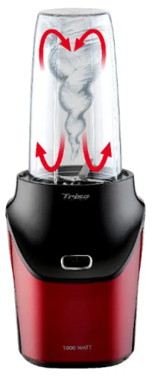 Trisa Blender Energy Boost, 1000Watts, Red