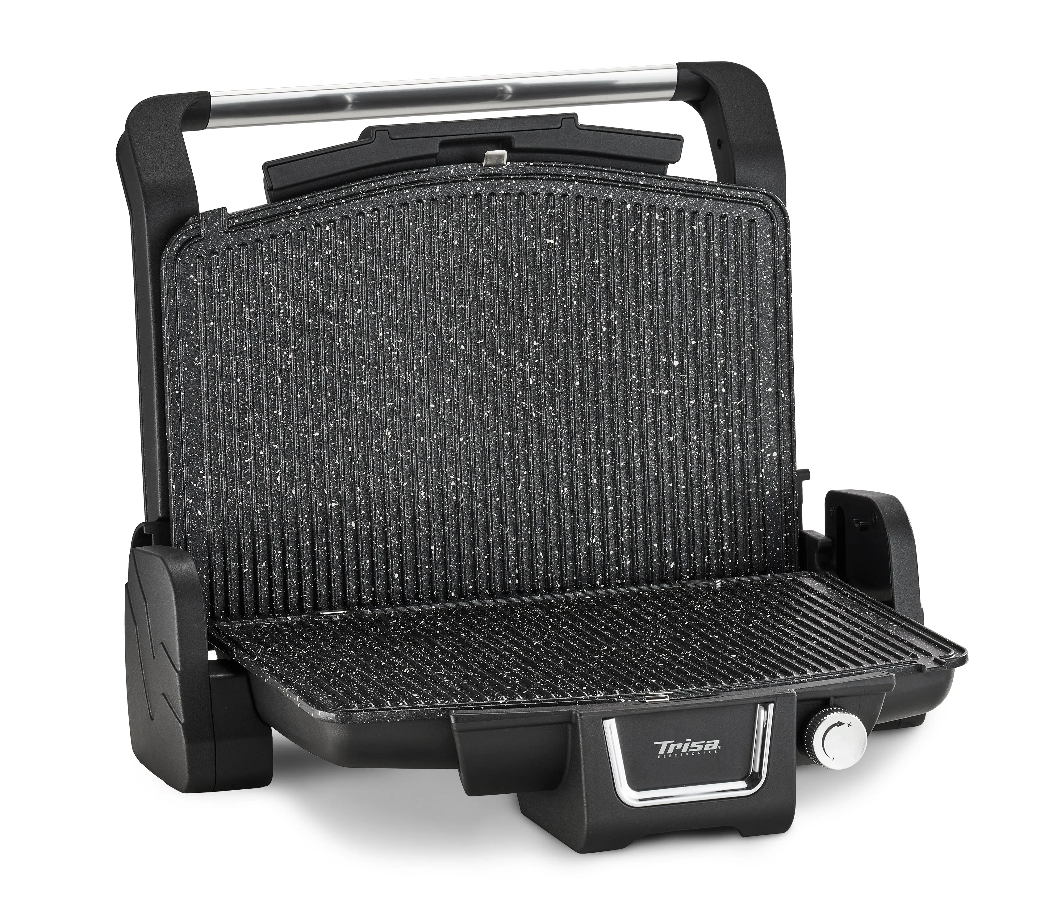 Trisa Double Plate Grill, 1800Watts, Black