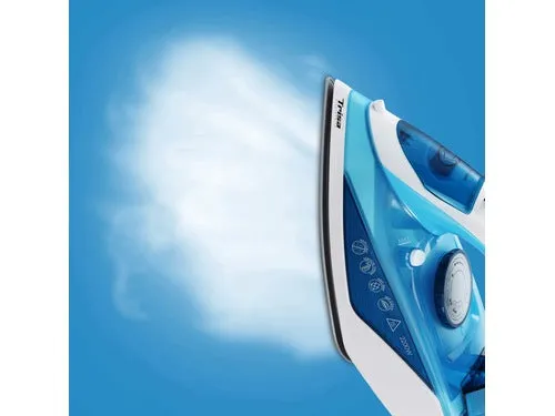Trisa Steam Iron Comfort Steam, 2200Watts, Blue