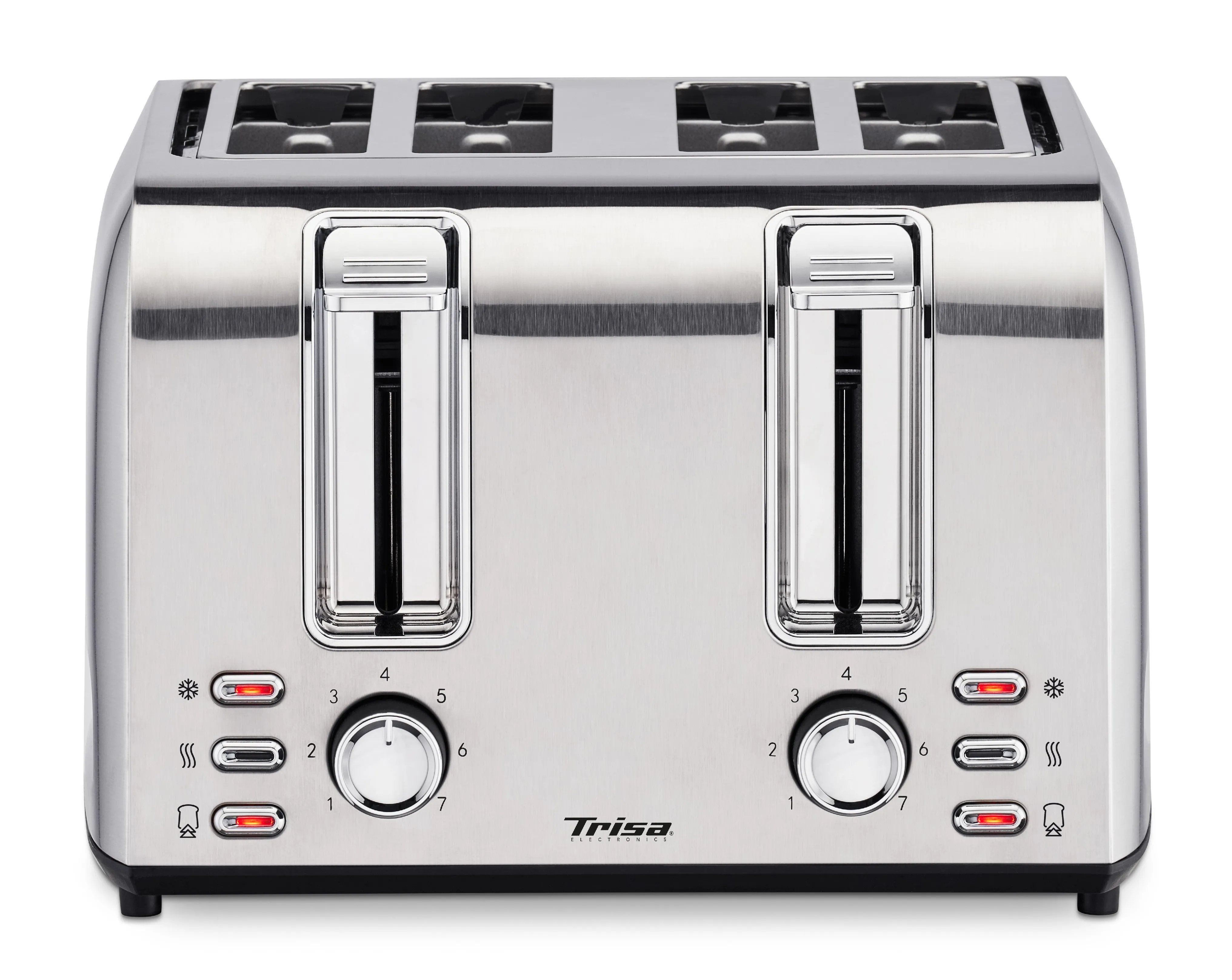 Trisa Toaster 4 Slice, 1500 Watts, Stainless Steel