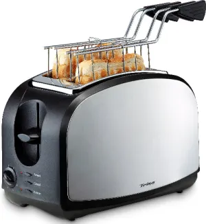 Trisa Toaster Crispy Snack, 600Watts, Silver
