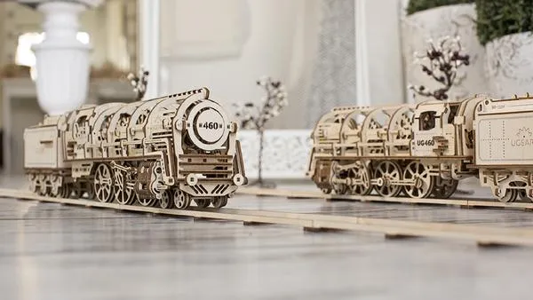 UGears Locomotive With Tender