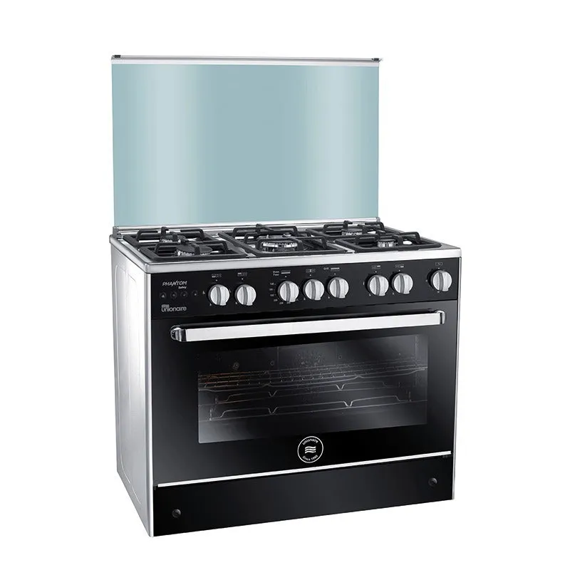 Unionair Fantom & Phantom, Gas Full Safety, 90Cm, Stainless Steel