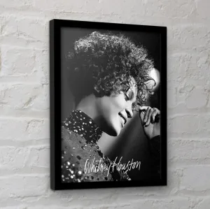 Whitney Houston (Photo) Collector Print (Framed)
