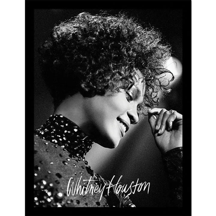 Whitney Houston (Photo) Collector Print (Framed)