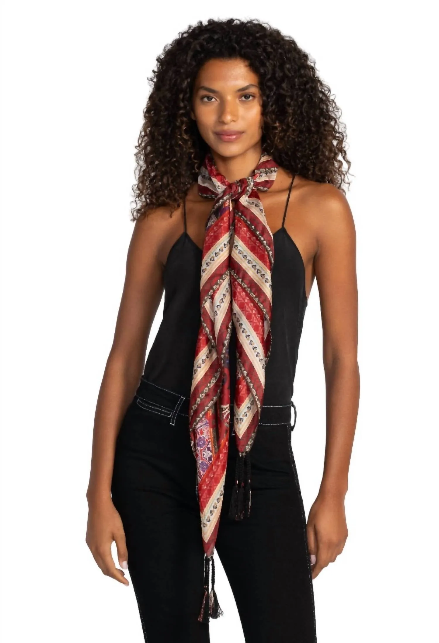 Women's Clarisa Silk Scarf In Multi