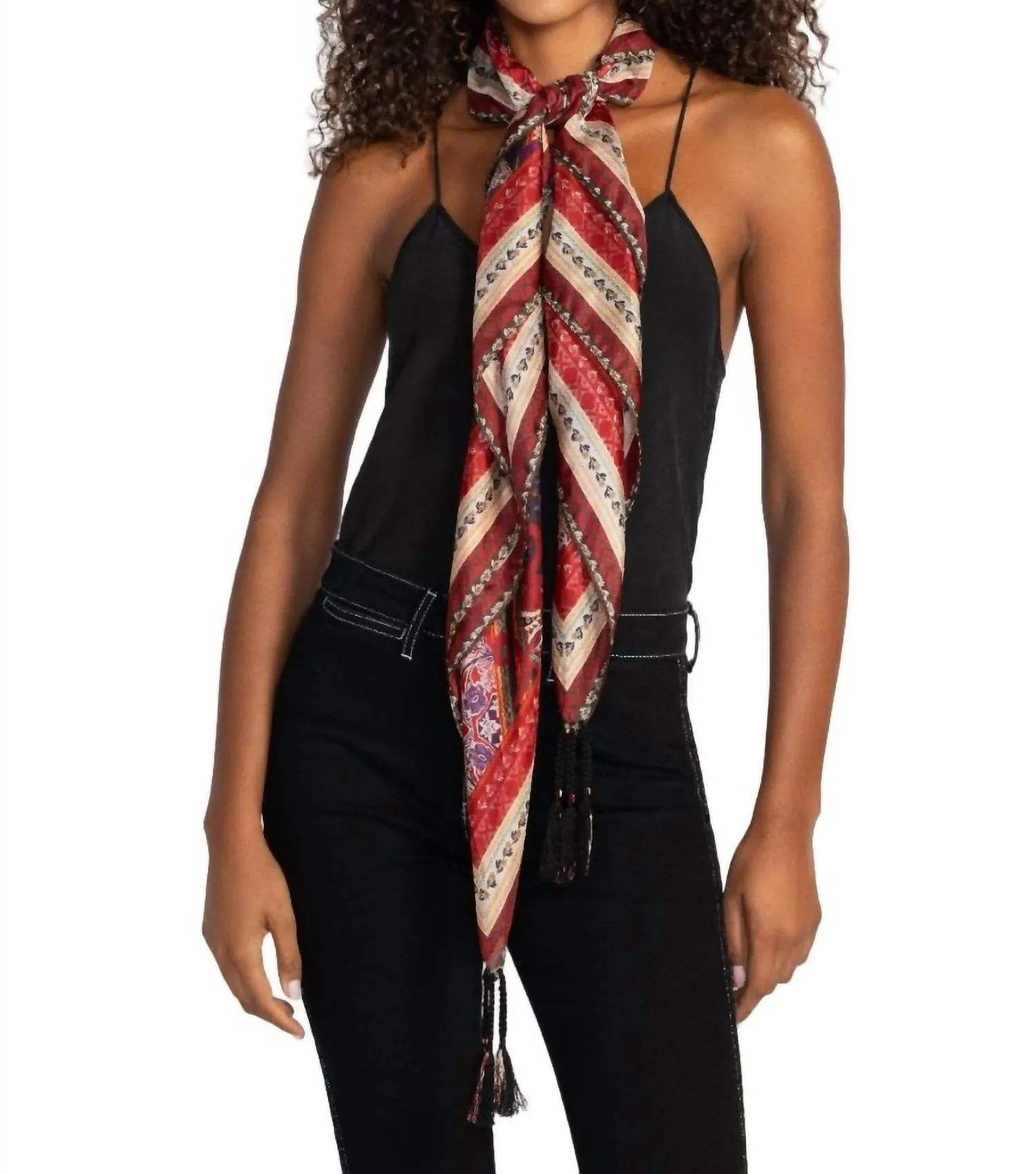 Women's Clarisa Silk Scarf In Multi